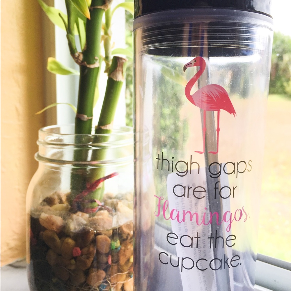 SOLD on Merc- Flamingo Water Bottle